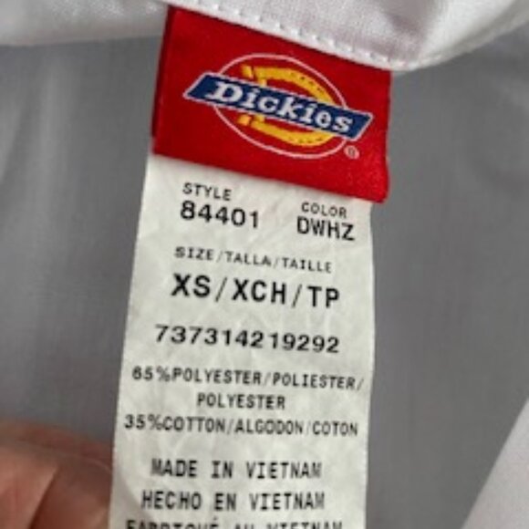 Dickies Lab Coat with Pockets, Size XS - Picture 3 of 4